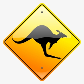 Kangaroo Sign Clip Arts - Kangaroo Sign Transparent, HD Png Download, Free Download