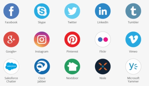 Facebook Instagram And Linkedin Logo, HD Png Download, Free Download