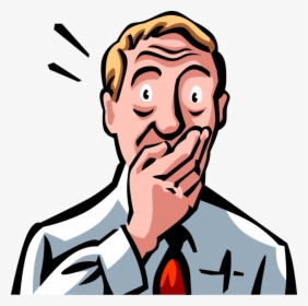 Shocked Png Page - Hand Over Mouth Cartoon, Transparent Png, Free Download