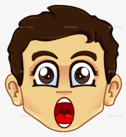 Shocked Boy Clipart Png , Png Download - Boy With Glasses Clipart, Transparent Png, Free Download
