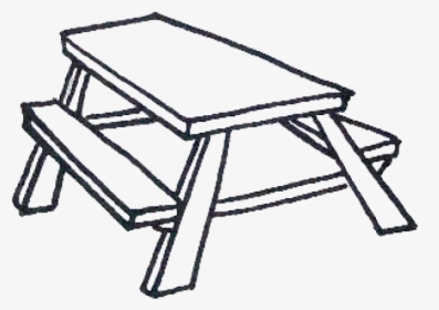 Picnic Table Easy Drawing, HD Png Download, Free Download