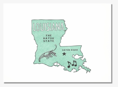 Louisiana State Print - Atlas, HD Png Download, Free Download