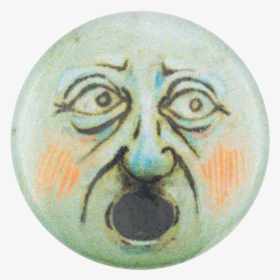 Shocked Face Art Button Museum - Circle, HD Png Download, Free Download