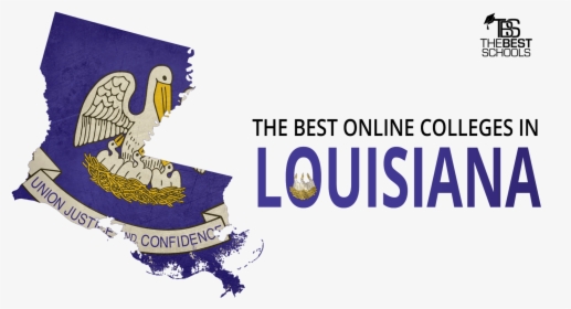 The Best Online Colleges In Louisiana For 2018 - Louisiana State Flag, HD Png Download, Free Download