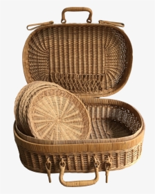 Transparent Picnic Basket Png - Wicker, Png Download, Free Download