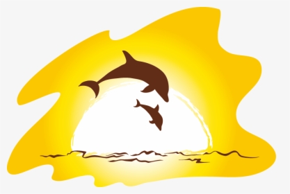 Dolphin Clipart Beach - Clip Art, HD Png Download, Free Download