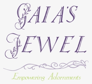 Gaia"s Jewel - Calligraphy, HD Png Download, Free Download