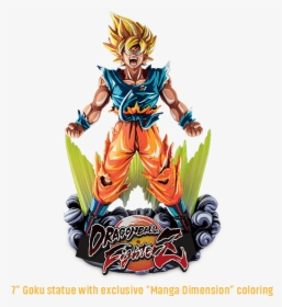Dragon Ball Fighterz Statue Goku Saiyan Sayajin Kamehameha, HD Png Download, Free Download