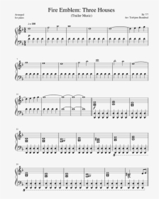 Fire Emblem Three Houses Piano Sheet Music, HD Png Download, Free Download