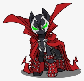 Transparent Red Cape Png - Spawn Meets My Little Pony, Png Download, Free Download