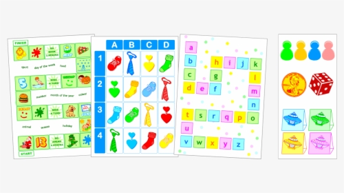 Printable Games For Kids Learning English - Kids Board Games Printable, HD Png Download, Free Download
