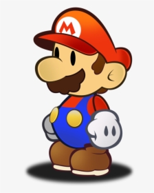 Paper Mario Hd Sprite By Fawf - Paper Mario And Luigi, HD Png Download, Free Download