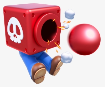 Image Head Artwork D - Super Mario Cannon Box, HD Png Download, Free Download