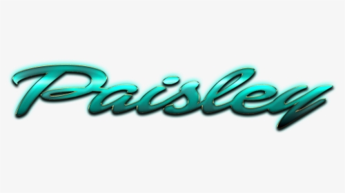 Paisley Name Logo Png - Graphic Design, Transparent Png, Free Download