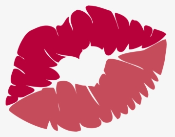 Kiss, Lips, Mouth, Red, Love, Rosa, Heart, Valentine - Kiss Lips Emoji Png, Transparent Png, Free Download