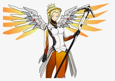 Mercy Transparent Png - Mercy Overwatch Transparent, Png Download, Free Download