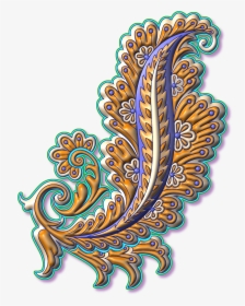 Based On My Paisley Feather Design - Illustration, HD Png Download, Free Download