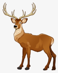Elk Png Art - 羚羊 卡通, Transparent Png, Free Download