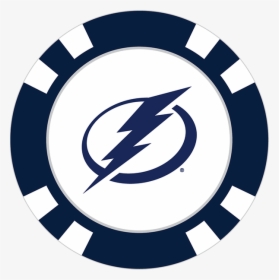 Tampa Bay Lightning Poker Chip Ball Marker - Transparent Cleveland Indians Logo, HD Png Download, Free Download