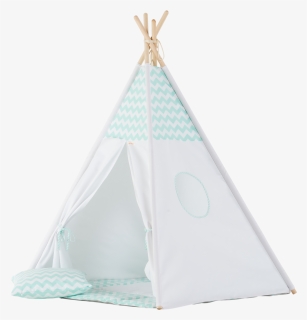 Chevron Teepee For Kids Mint And White"  Data Zoom="//cdn - Tent, HD Png Download, Free Download