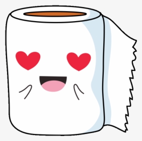 Toilet Paper- Love Toilet Paper Love Hearts Heart Eyes - Sad Toilet, HD Png Download, Free Download