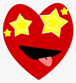 Heart-starry Eyed Clip Arts - Emotion Heart Clipart, HD Png Download, Free Download
