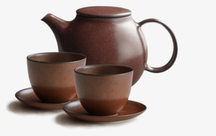 Pebble Teapot Set - Brown Tea Pot Png, Transparent Png, Free Download