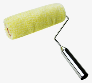 Iron Handle Paint Roller With Yellow Acrylic Screwing - Paint Roller, HD Png Download, Free Download