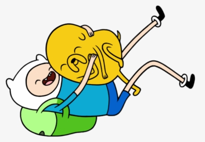 Finn And Jake Png - Adventure Time Finn And Jake Hugging, Transparent Png, Free Download