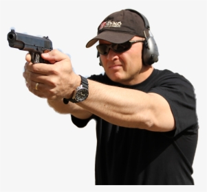 Tactical Training - Shooting A Gun Png, Transparent Png, Free Download