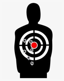 Target, Shooting, Range, Gun, Silhouette, Sniper, Shot - Shooting Range Target Mural, HD Png Download, Free Download
