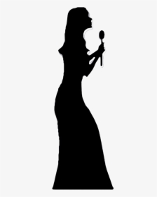 Singer Png Free Images - Woman Singing Silhouette Png, Transparent Png, Free Download