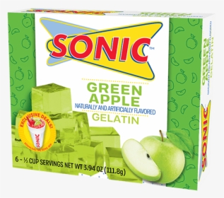 Sonic Green Apple Gelatin, HD Png Download, Free Download