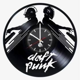 Daft Punk Handmade Vinyl Record Wall Clock Big - Daft Punk Aesthetic, HD Png Download, Free Download