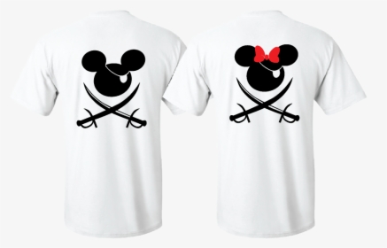 T-shirt Minnie Mouse Mickey Mouse Clothing Sleeve - Mickey Mouse Pirate Shirt, HD Png Download, Free Download