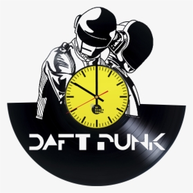 Daft Punk Music Handmade Vinyl Record Wall Clock Big - Daft Punk, HD Png Download, Free Download