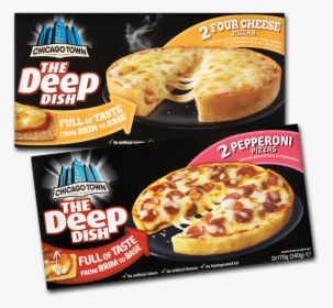 Chicago Town Deep Dish Pizza Range - Chicago Town Pepperoni Pizza, HD Png Download, Free Download