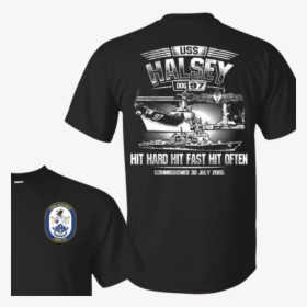 Uss Halsey Ddg 97 T Shirts And Hoodies - T-shirt, HD Png Download, Free Download