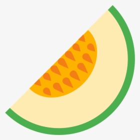 This Is A Slice Of A Melon Fruit - Melon Icon Png, Transparent Png, Free Download