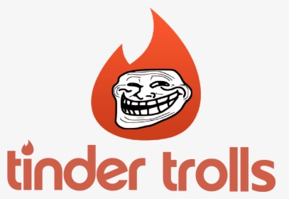Cropped Tinder Trolls Logo Clipart , Png Download - Tinder Logo Png, Transparent Png, Free Download
