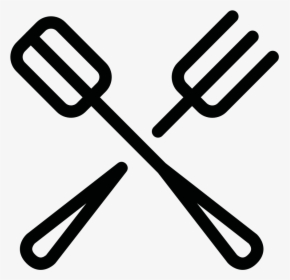 Food Utensils Spatula Fork - Spatula And Fork Transparent, HD Png Download, Free Download