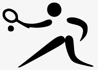 Olympics Clipart Olympic Event - Tennis Pictogram, HD Png Download, Free Download