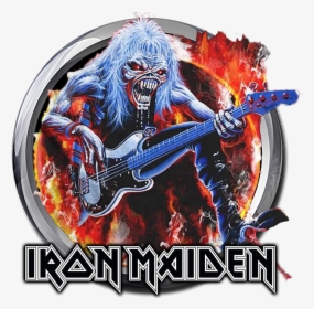Iron Maiden T Shirt Eddie Bass, HD Png Download - kindpng