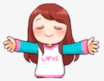 Fangirl"s Activities Telegram Stickers - Anime Sends Virtual Hug, HD Png Download, Free Download