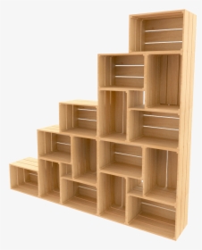 Palette Wood Wall Shelf 153d View"  Class="mw 100 Mh - Shelf, HD Png Download, Free Download