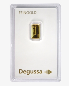 1g Gold Bar Degussa 15617 - Degussa, HD Png Download, Free Download