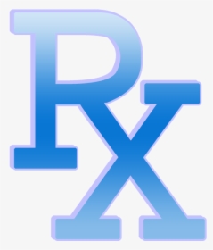 Rx Pharmd Symbol Blue - Blue Rx Symbol, HD Png Download, Free Download