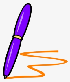 Writer Clipart Crumpled Paper - Clip Art Pen, HD Png Download, Free Download