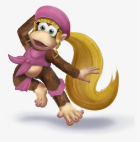 651kib, 894x894, Dixie Kong - Dixie Kong Fan Art, HD Png Download, Free Download