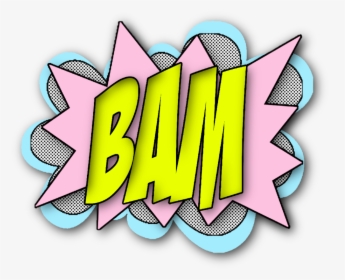 #superhero #bam #shoutout #fight #speechbubble #chatstickers - Superhero Bam, HD Png Download, Free Download
